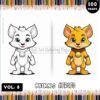 Animals Heroes Coloring Pages Printal 100 pages Vol 8