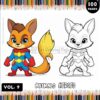 Discover Boundless Creativity with Animals Heroes Coloring Pages Vol. 9!