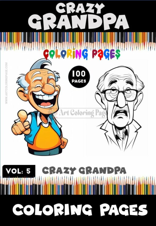 Embrace Timeless Moments with Grandfather Coloring Pages Vol. 5!