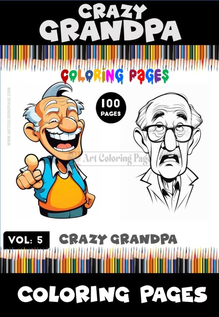 Embrace Timeless Moments with Grandfather Coloring Pages Vol. 5!