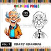 Dive into Hilarity with Coloring Crazy Grandfather Vol. 7!