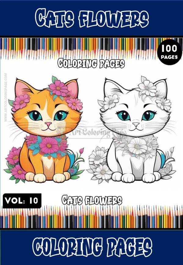 Elevate Your Spirits with Humorous Cat Coloring Sheets Vol. 10!