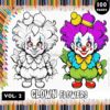 Immerse Yourself in Whimsy with Clowns Coloring Pages Vol. 2!