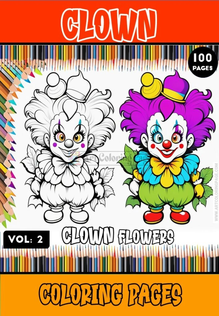 Immerse Yourself in Whimsy with Clowns Coloring Pages Vol. 2!