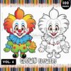 Embrace Adorable Whimsy with Cute Clowns Coloring Pages Vol. 6!