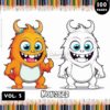 Immerse Yourself in Magic Monster Coloring Pages Vol. 3!
