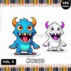 Spark Joyful Creativity with Cute Monster Kids Coloring Pages Vol. 5!