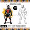 Join the Heroic Adventures with Heroes Ant-Man Coloring Pages Vol. 2!