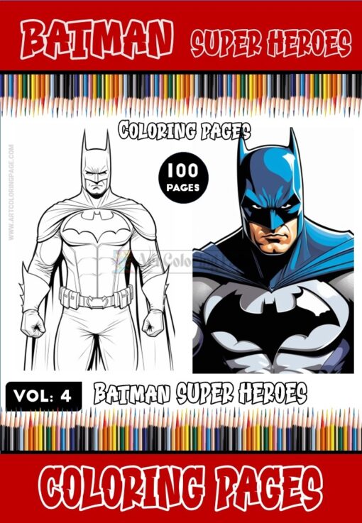 Immerse Yourself in Gotham City with Batman Coloring Images Vol. 4!