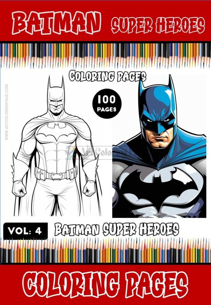 Immerse Yourself in Gotham City with Batman Coloring Images Vol. 4!