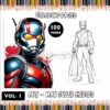 Embark on a Tiny Adventure with Ant-Man Coloring Pages Vol. 1!