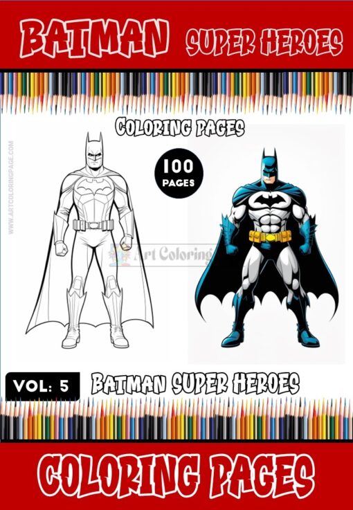 Dive into Gotham's Depths with Batman Coloring Pictures Vol. 5!