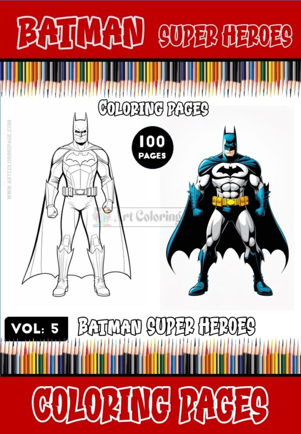 Dive into Gotham's Depths with Batman Coloring Pictures Vol. 5!