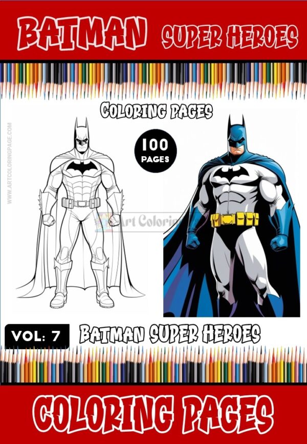 Experience Gotham's Excitement with Batman Coloring for Kids Vol. 7!