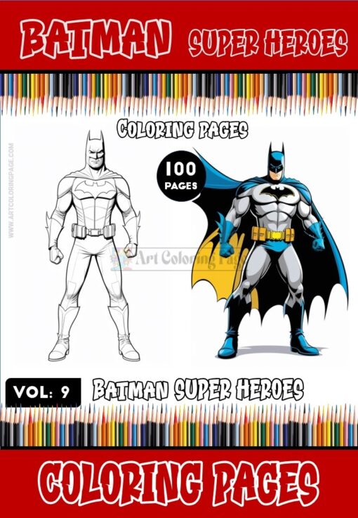 Immerse Yourself in Gotham's Mysteries with Batman Coloring Books Vol. 9!