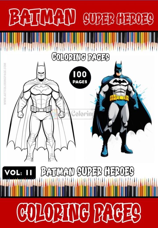 Ignite Your Creativity with Batman Coloring Ideas Vol. 11!