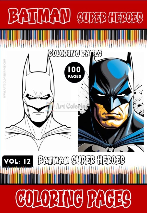 Dive into Gotham's Shadows with Batman Coloring Pages Vol. 12!