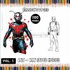 Dive into Ant-Man's Microscopic World with Ant-Man Coloring Sheets Vol. 3!