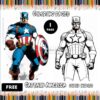Unlock Your Inner Hero with Free Captain America Coloring Pages!