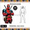 Dive into the world of superheroes with Deadpool Coloring Images Vol. 4