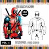 Unleash Your Inner Artist with Deadpool Coloring Pictures Vol. 6