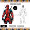 Unlock Your Creativity: Free Deadpool Coloring Pages - Instant PDF Download