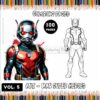 Immerse yourself in endless wonders with Ant-Man coloring pictures Vol. 5!