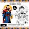 Discover the Mystical Marvels: Free Doctor Strange Coloring Pages