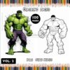 Hulk-Out with Hulk Coloring Pages! Vol 2 (100 Pages) - Instant Download