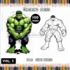 Smash into Action: Hulk Coloring Book Vol 3-100 Pages of Instant Adventure