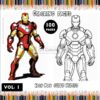 Unleash Your Inner Hero: Iron Man Coloring Pictures - Vol 1