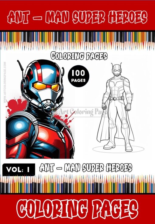 Embark on a Tiny Adventure with Ant-Man Coloring Pages Vol. 1!