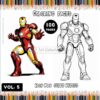 Unleash Your Inner Superhero: Iron Man Coloring Images - Vol 5