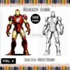 Suit Up for Adventure: Iron Man Coloring PDF - Vol 6, Instant Download!