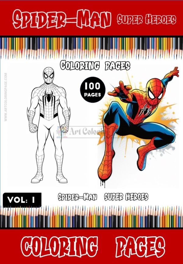 Spidey Sensation: SpiderMan Coloring Pages Vol 1 – Instant Download!