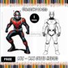 Explore the World of Ant-Man with Our Free Coloring Pages!