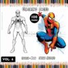 Superhero-Size Fun Awaits with Spider-Man coloring PDFs Vol 6 (100 Pages)