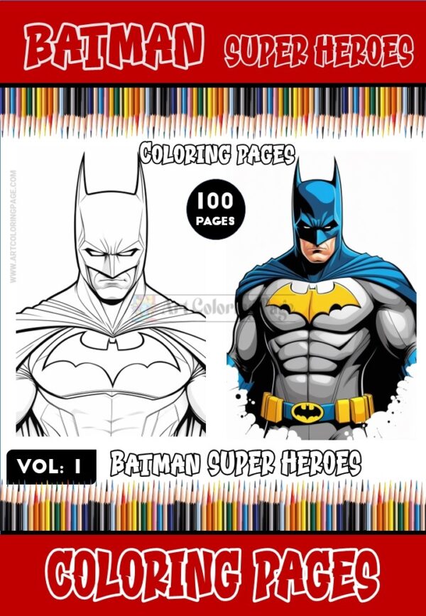 Embark on a Heroic Journey with Batman Coloring Pages Vol. 1!