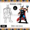 Dive into the Marvel Universe with Free Thor Coloring Pages