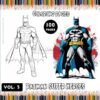 Unleash Your Inner Hero with Batman Coloring Sheets Vol. 3!