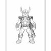 Introducing Thor Coloring Pages Vol 2: Unleash Your Creative Power!
