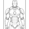 Suit Up for Adventure: Iron Man Coloring PDF - Vol 6, Instant Download!