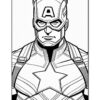 Unlock Your Inner Hero with Free Captain America Coloring Pages!