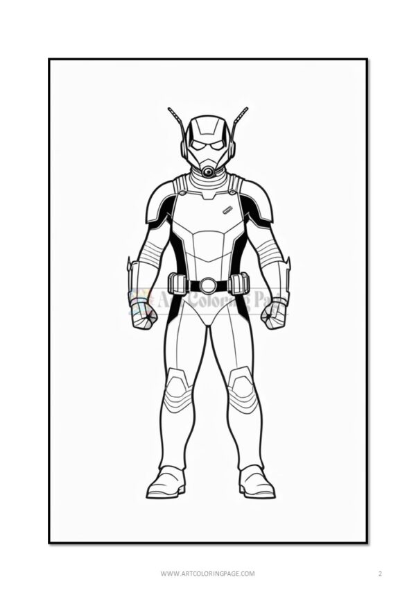 Explore the World of Ant-Man with Our Free Coloring Pages!