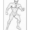 Ignite Your Creativity with The Flash Coloring Sheets Vol 3!