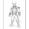 Summon Thunderous Creativity: Thor Coloring Sheets Vol 1!
