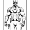Embark on Heroic Adventures with Captain America Coloring Pages Vol. 1!