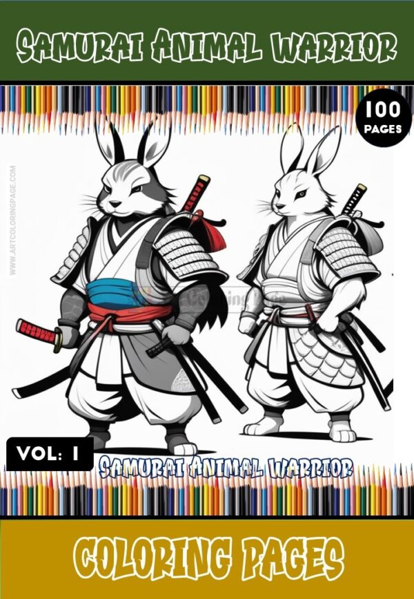 Unleash Your Inner Warrior with Samurai Coloring Pages Vol. 1!