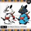 Immerse Yourself in the Art of the Samurai Coloring Book Vol. 11!