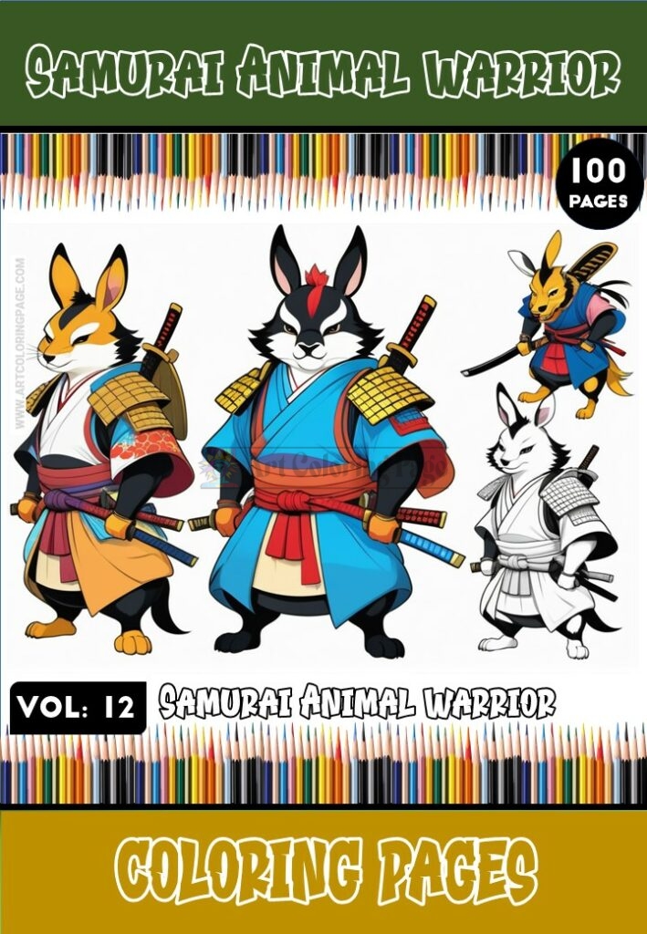 Elevate Your Creativity with Printable Samurai Coloring Pages Vol. 12!